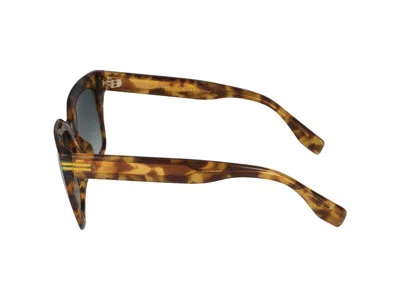 Shop Marc Jacobs Sunglasses In Havana Yellow