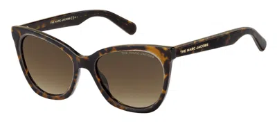 Shop Marc Jacobs Sunglasses In Havana Glitter