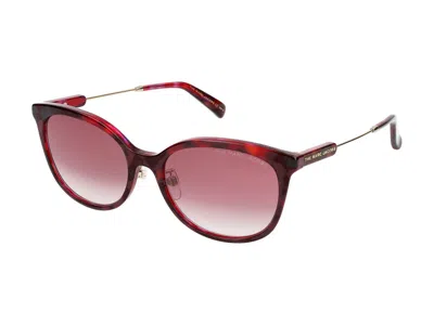 Shop Marc Jacobs Sunglasses In Havana Cherry