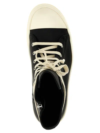 Shop Rick Owens 'sneakers' Sneakers In White/black