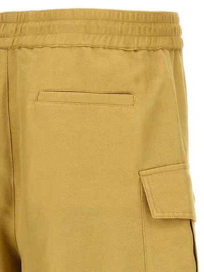 Shop Wales Bonner 'roam Cargo' Bermuda Shorts In Beige