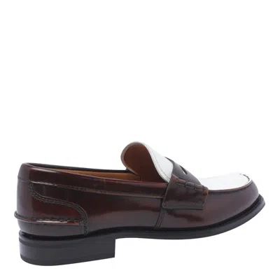Shop Church's Flat Shoes In Brown