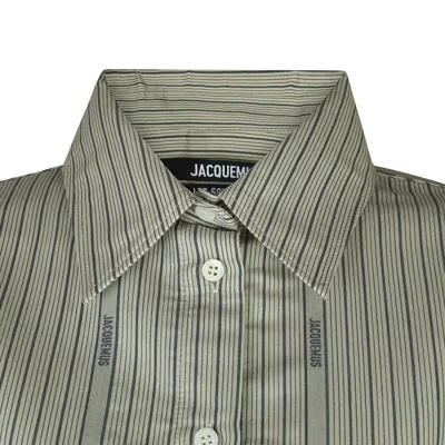 Shop Jacquemus Shirts In Jacd Bus. Lg Sp Green/bei