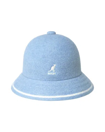 Shop Kangol Hat In Light Blue/white