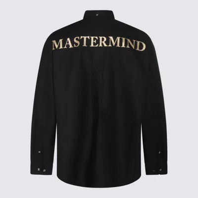 Shop Mastermind Japan Mastermind World Black Cotton Shirt