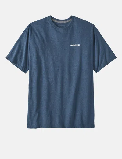 Shop Patagonia P-6 Logo Responsibili-tee T-shirt In Blue