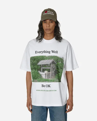 Shop Online Ceramics Everything Well Be Ok T-shirt In White