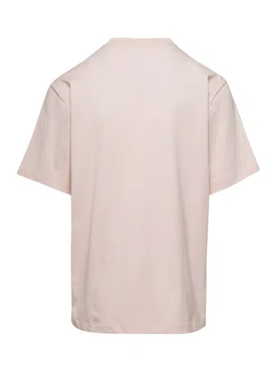 Shop Amiri Pink Crew Neck T-shirt Iin Cotton Man In Beige