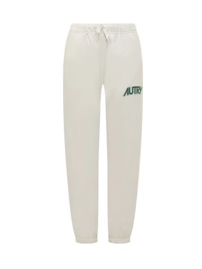 Shop Autry Logo Pants In White