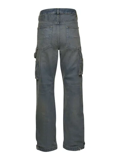 Shop Amiri Blue Carpenter Jeans In Denim Man