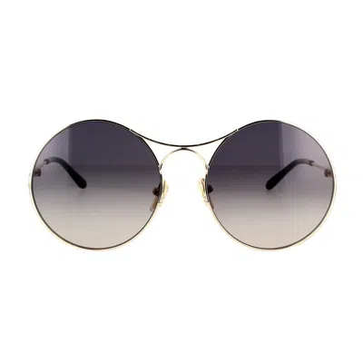 Shop Chloé Chloe Sunglasses In 001 Gold Gold Grey
