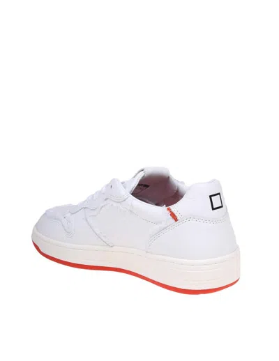 Shop Date D.a.t.e. Leather Sneakers In Cherry