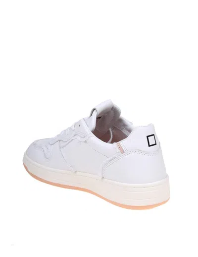 Shop Date D.a.t.e. Leather Sneakers In Peach