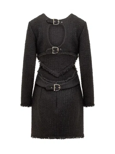 Shop Del Core Cut-out Dress In Black