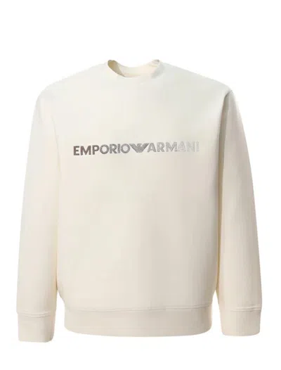 Shop Emporio Armani Sweaters In Drawingvanilla
