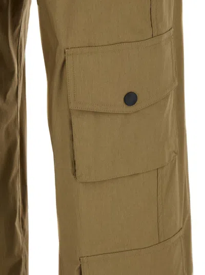 Shop Pt Torino Giselle Cargo Pants Cotton In Green