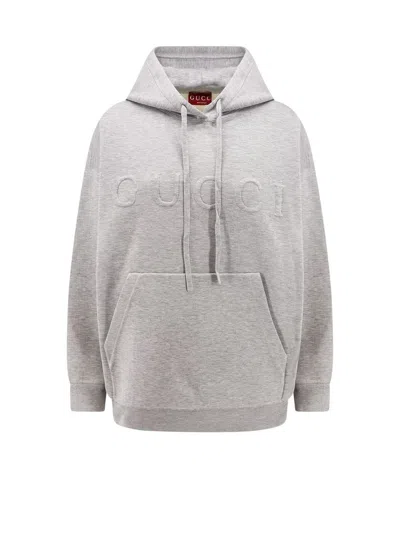 Shop Gucci Sweatshirts In Grey