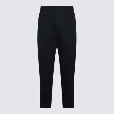 Shop Maison Kitsuné Maison Kitsune' Trousers In Deep Navy