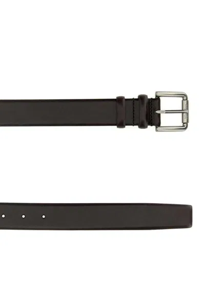 Shop Max Mara Belt In Brown