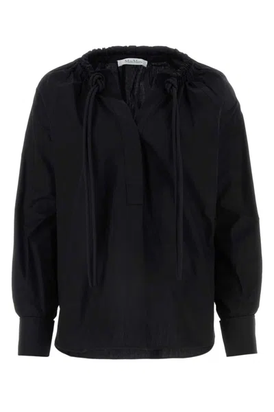 Shop Max Mara Jackets And Vests In Black