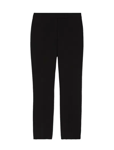 Shop Max Mara Trousers In Black
