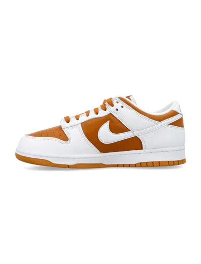 Shop Nike Dunk Low Low Qs Sneakers In Dark Curry