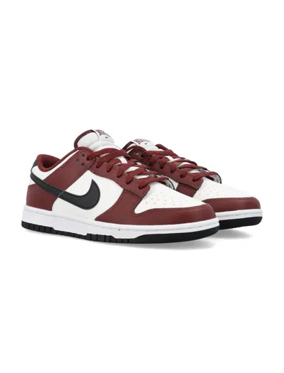 Shop Nike Dunk Low Sneakers In Dk Team Red