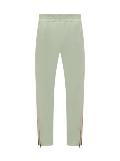 Shop Palm Angels Logo Track Pant In Green