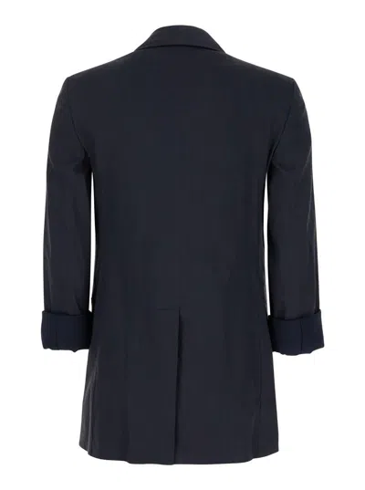 Theory Shawl-lapels Single-breasted Blazer In Black
