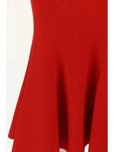 Shop Alexander Mcqueen Dresses In Lust Red