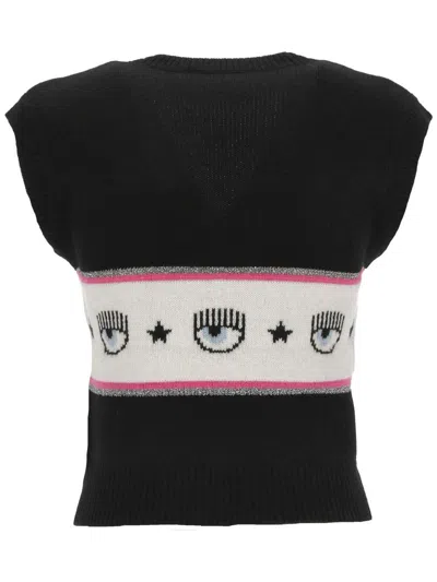 Shop Chiara Ferragni Sweaters In Black