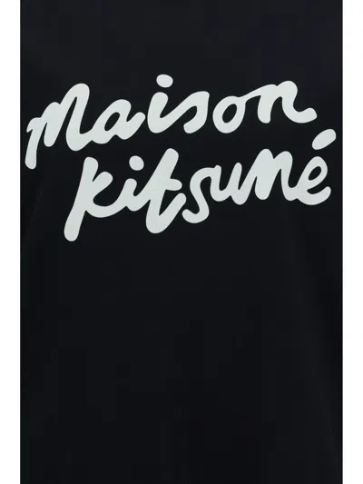 Shop Maison Kitsuné T-shirts In Black/white