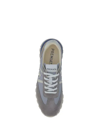 Shop Premiata Sneakers In Light Grey