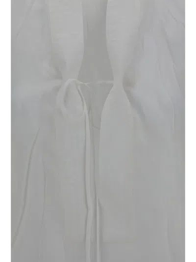 Shop Ferragamo Shirts In White