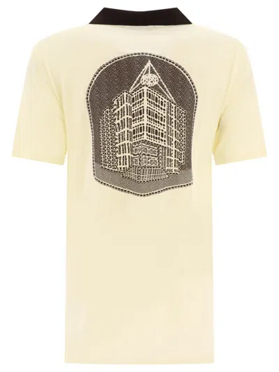 Shop Acne Studios T-shirt With Logo In Beige