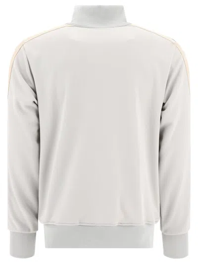 Shop Palm Angels "monogram" Track Sweatshirt In Grey
