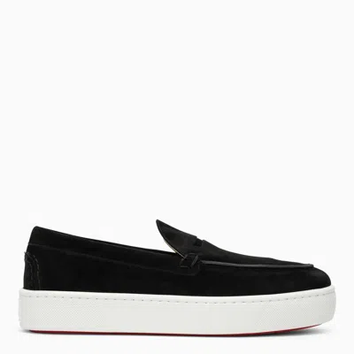 Shop Christian Louboutin Loafer In Black
