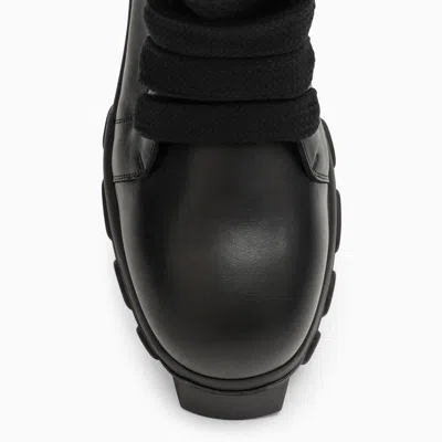 Shop Rick Owens Lace-up Boot In Black