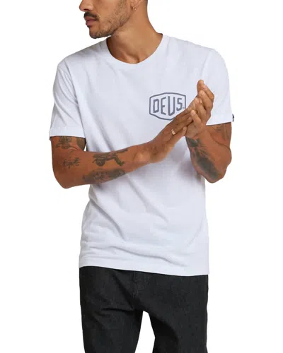 Deus Ex Machina Tokyo Address Tee In White In White