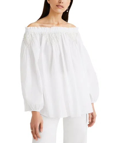 Shop Merlette Marle Blouse In White