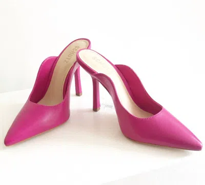Shop Schutz Women's Edwina Heel Sandals In Hot Pink