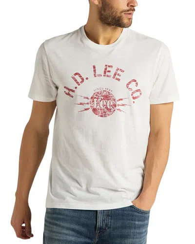 Shop Lee T-shirt In White