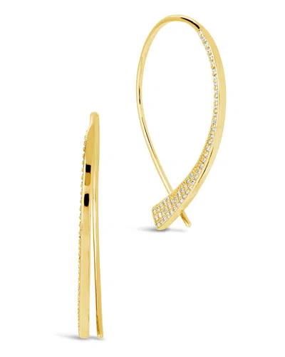 Shop Sterling Forever Carlotta Threader Earrings - Gold
