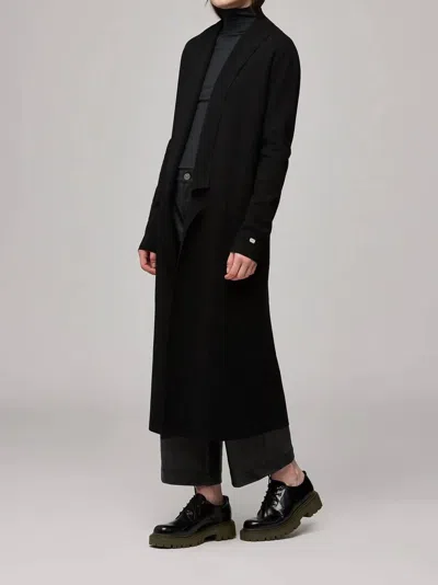 Shop Soia & Kyo Annabella Sustainable Long Coatigan In Black