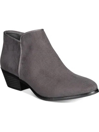 Shop Style & Co Wileyy Womens Padded Insole Booties In Pink