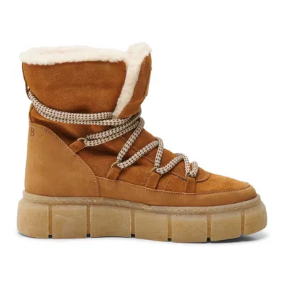 Shop Shoe The Bear Tove Snow Boot In Tan In Multi