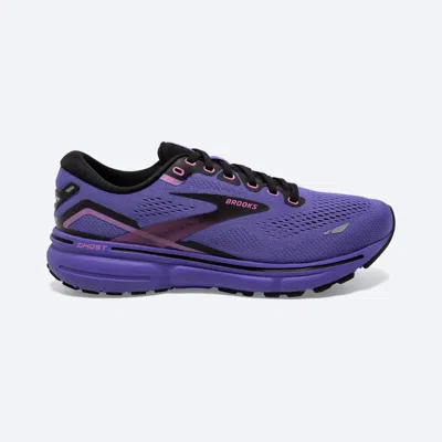 Shop Brooks Women's Ghost 15 Running Shoes In Purple/pink/black In Multi