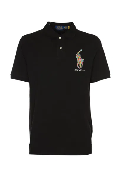 Shop Polo Ralph Lauren T-shirts And Polos In Polo Black