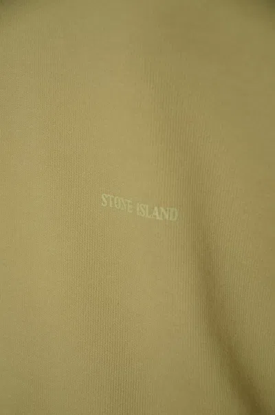 Shop Stone Island T-shirts And Polos Beige