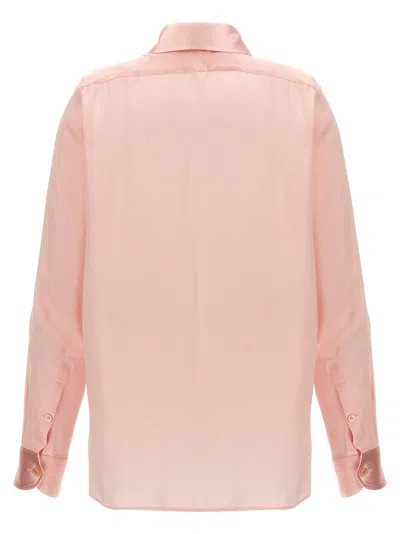 Shop Tom Ford Charmeuse Shirt Shirt, Blouse Pink